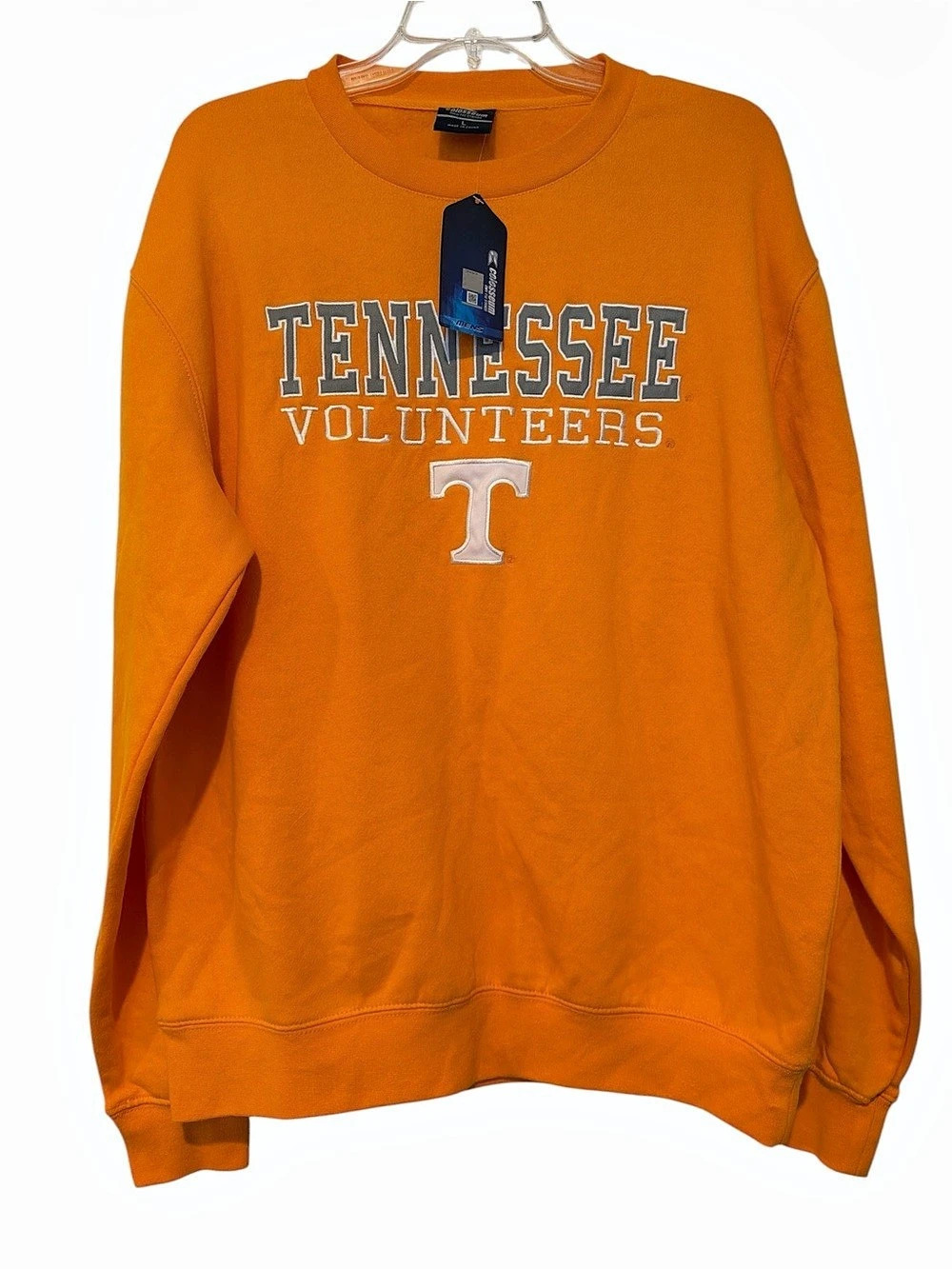 Colosseum Tennessee Volunteers Arch & Logo Tackle Twill Pullover Sweatshirt L